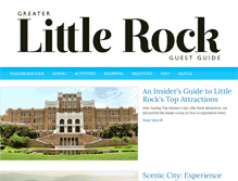 Tablet Screenshot of littlerockguestguide.com